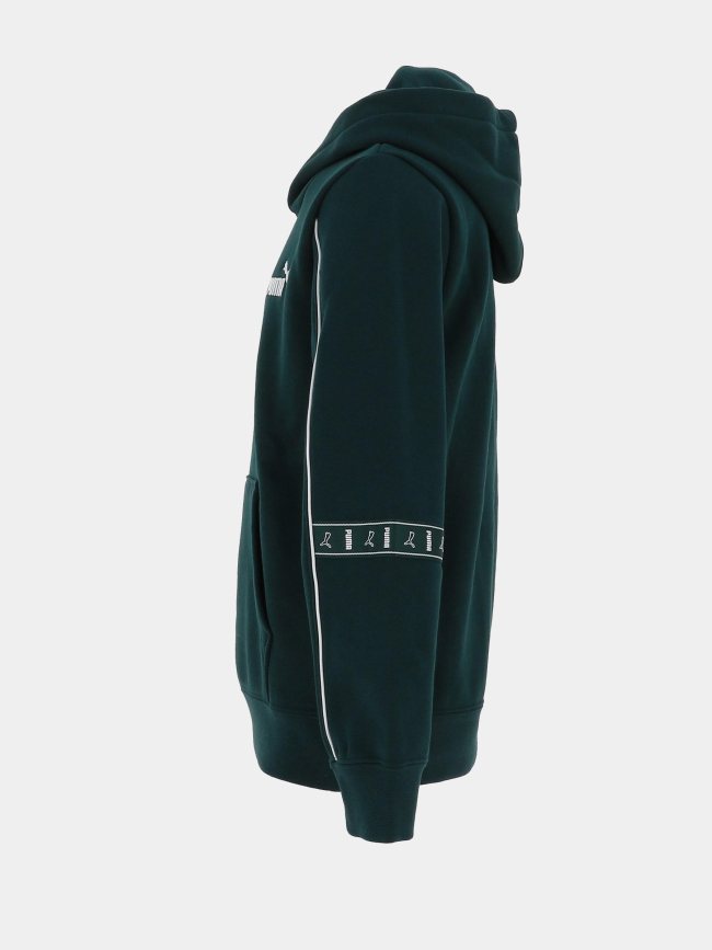 Sweat à capuche ess tape layout vert enfant - Puma