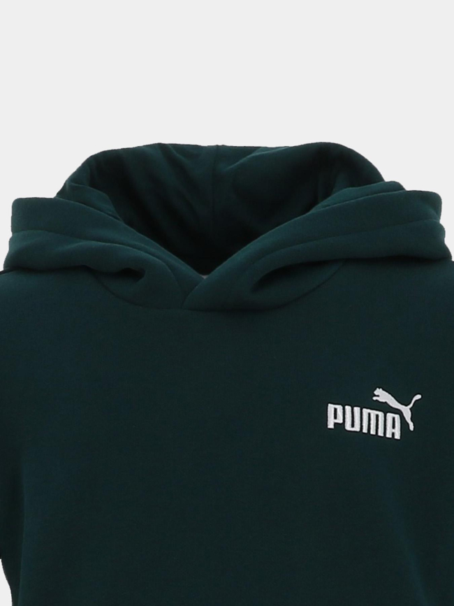 Sweat à capuche ess tape layout vert enfant - Puma