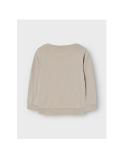 Sweat à col rond nkmvimo beige garçon - Name It