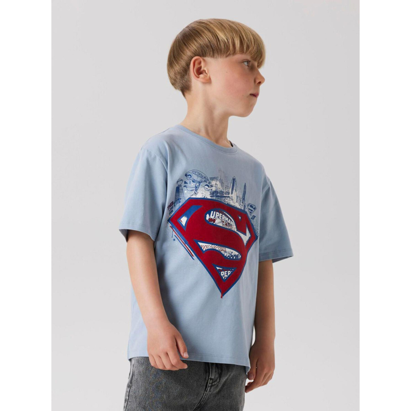 T-shirt nkmjags superman bleu ciel garçon - Name It
