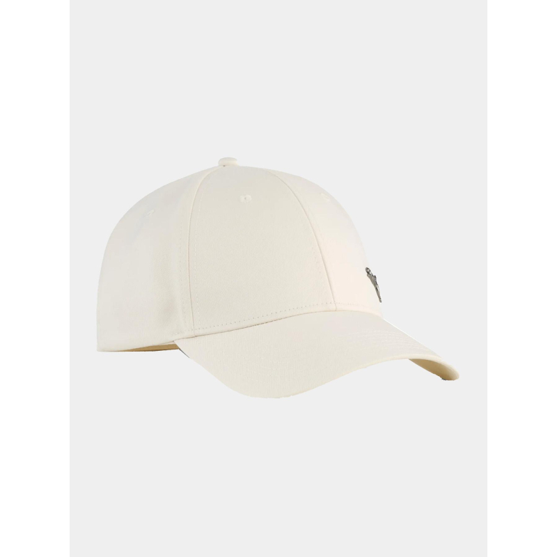 Casquette logo métal beige - Puma
