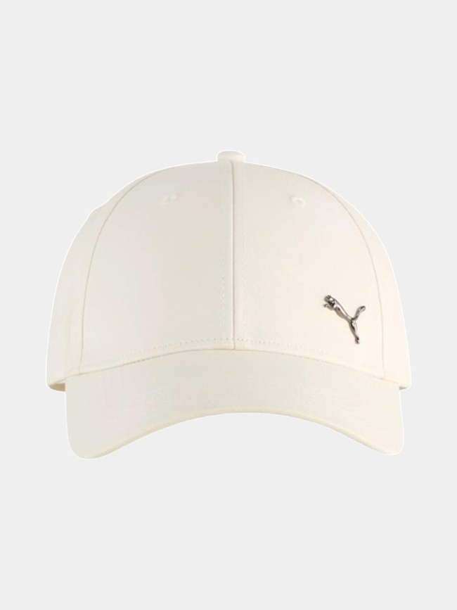 Casquette logo métal beige - Puma
