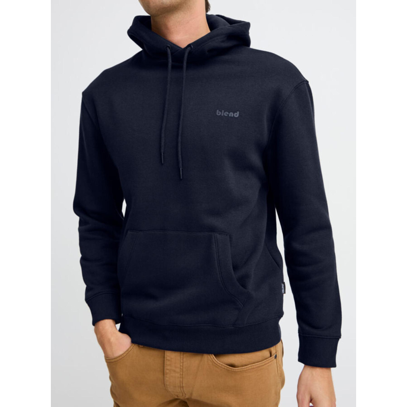 Sweat à capuche bhdowntown bleu marine homme - Blend