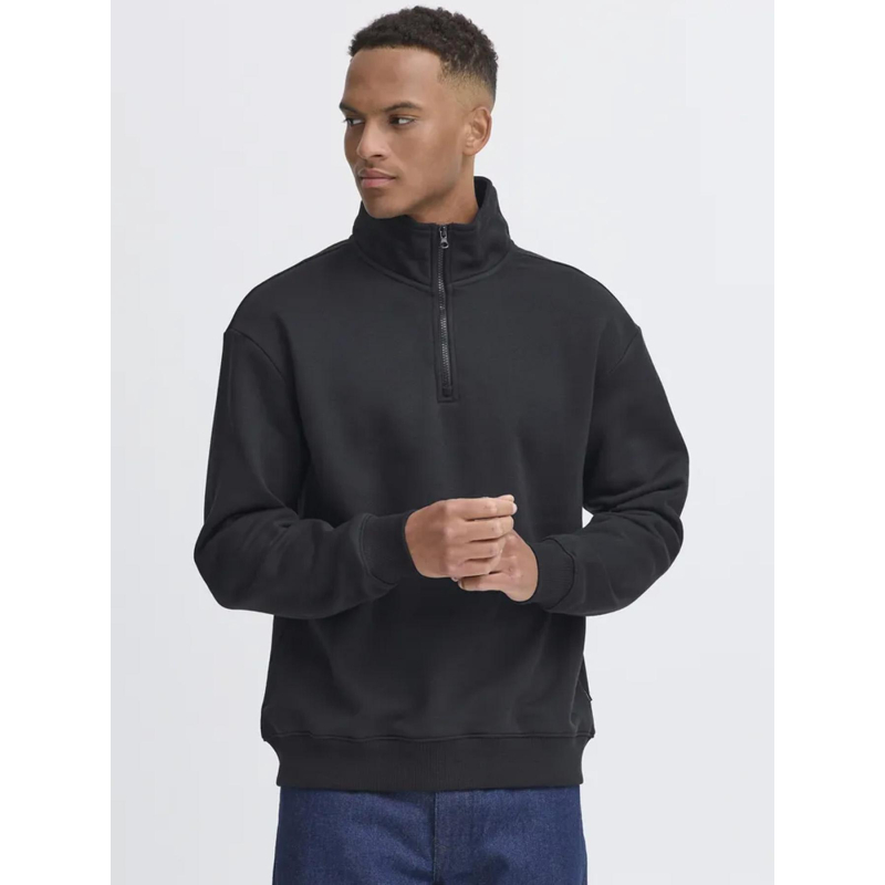Sweat zippé bhjustin noir homme - Blend