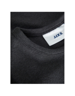 Top manches longues côtelé freya gris femme - Jjxx