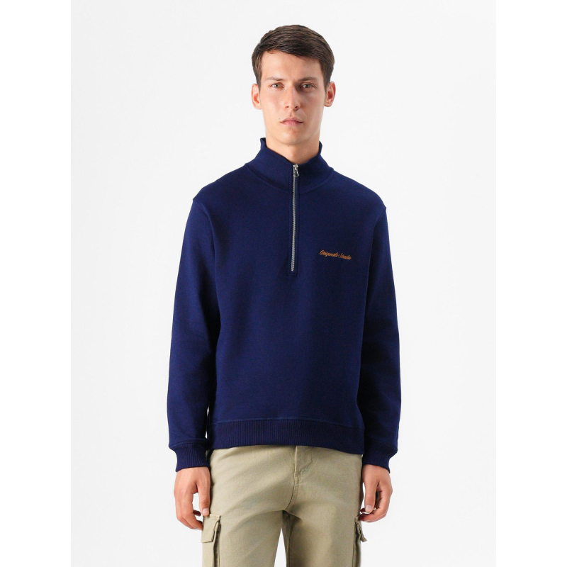 Sweat col zippé jornorrebro bleu marine enfant - Jack & Jones