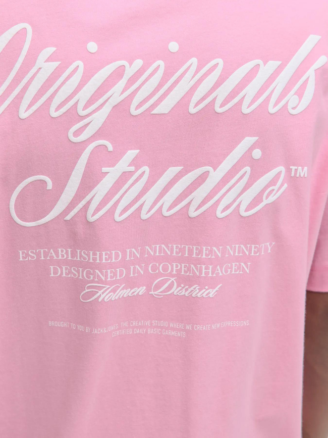 T-shirt à manches courtes jornorrebro rose homme - Jack & Jones