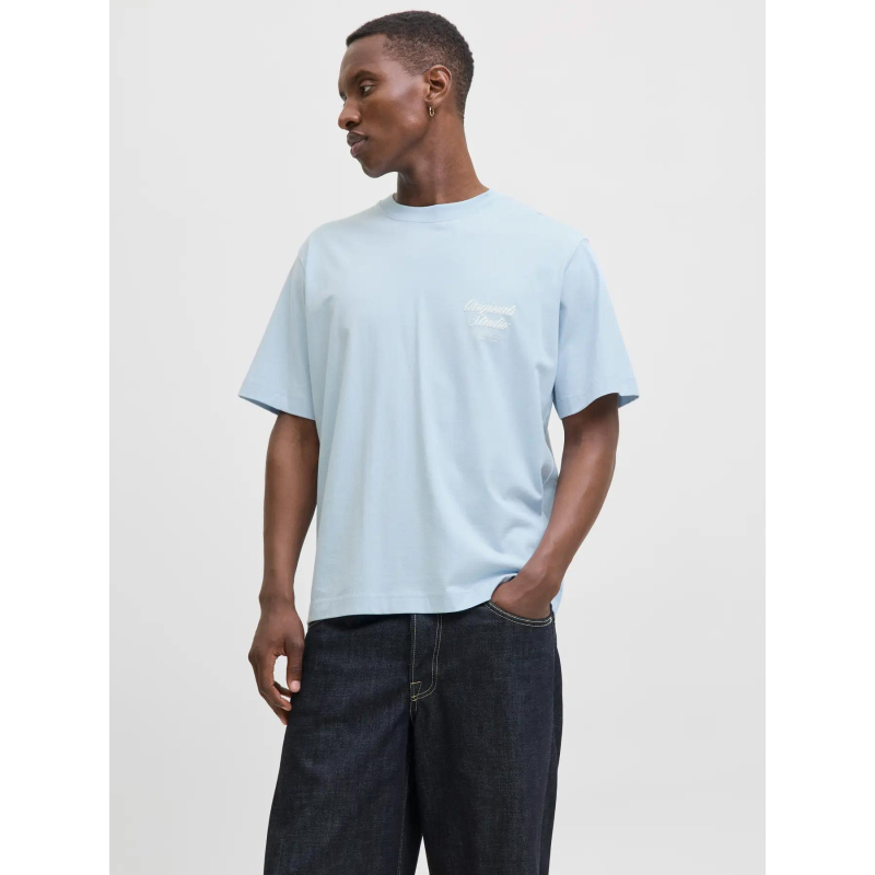 T-shirt à manches courtes jornorrebro bleu ciel homme - Jack & Jones