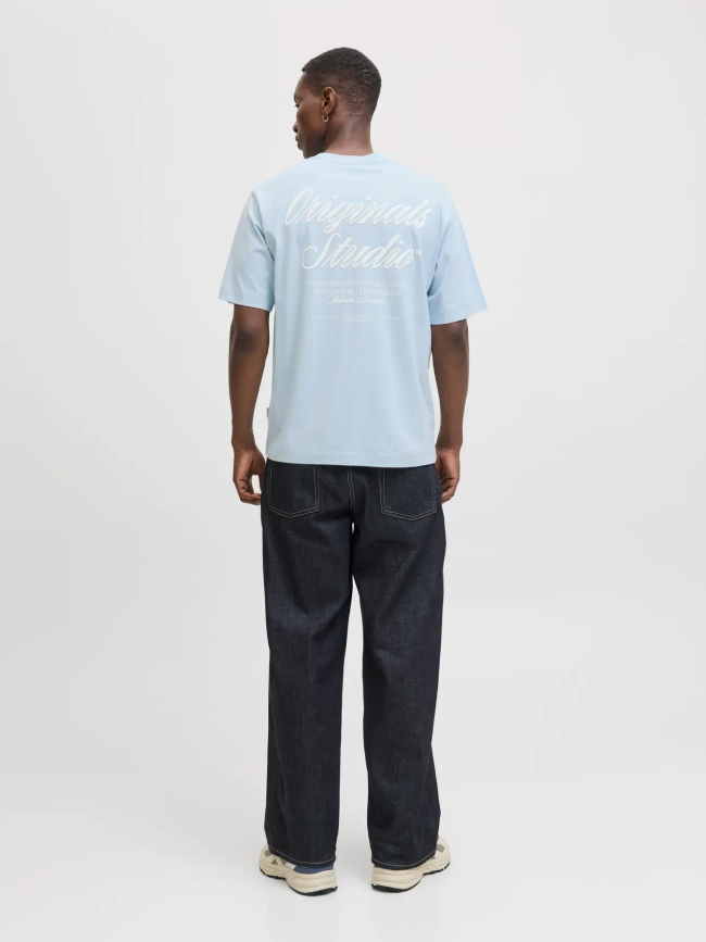T-shirt à manches courtes jornorrebro bleu ciel homme - Jack & Jones