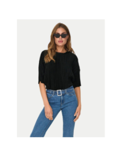 T-shirt plissé ravenna noir femme - Only