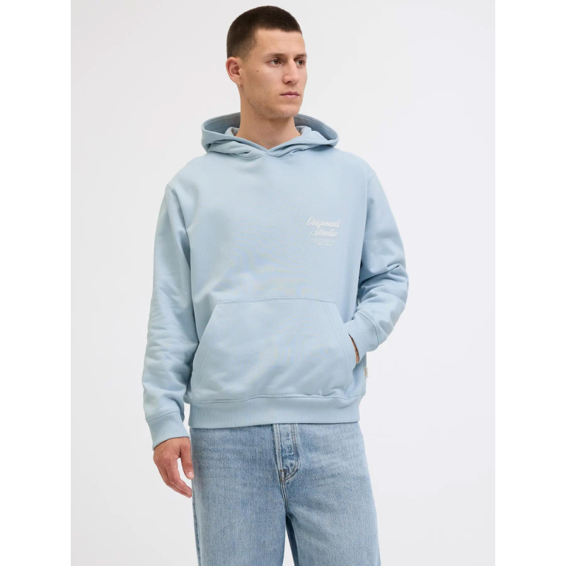 Sweat à capuche jornorrebro bleu ciel homme - Jack & Jones