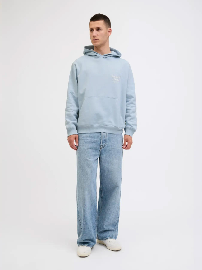 Sweat à capuche jornorrebro bleu ciel homme - Jack & Jones