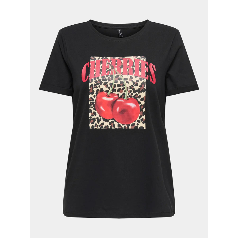 T-shirt à manches courtes onlane noir femme - Only