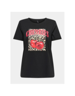 T-shirt à manches courtes onlane noir femme - Only