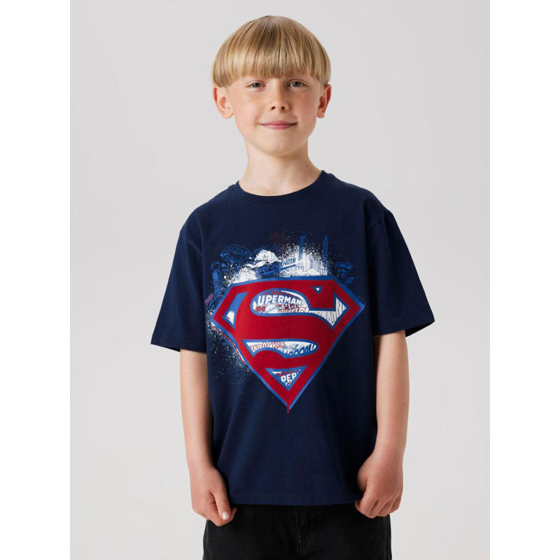 T-shirt nkmjags superman bleu marine garçon - Name It
