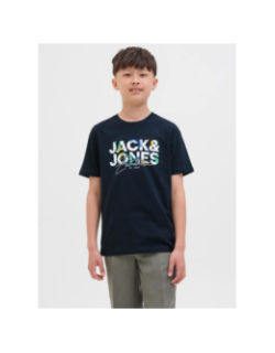 T-shirt à manches courtes jjgeplas bleu marine garçon - Jack & Jones