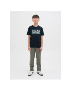 T-shirt à manches courtes jjgeplas bleu marine garçon - Jack & Jones