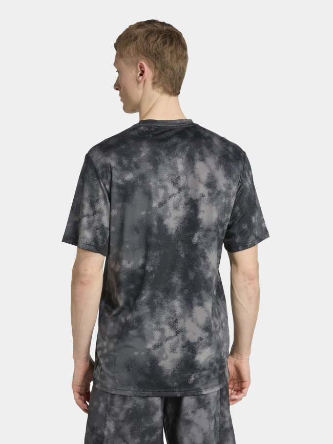 T-shirt de sport sea aop noir homme - Adidas