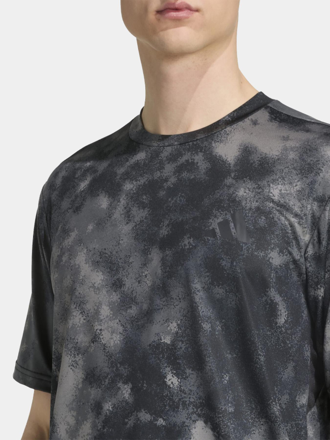 T-shirt de sport sea aop noir homme - Adidas