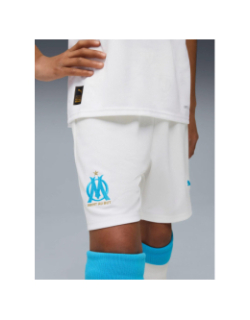 Short olympique de marseille domicile 25/26 blanc enfant - Puma