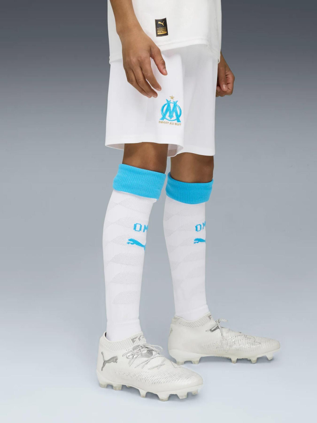 Short olympique de marseille domicile 25/26 blanc enfant - Puma