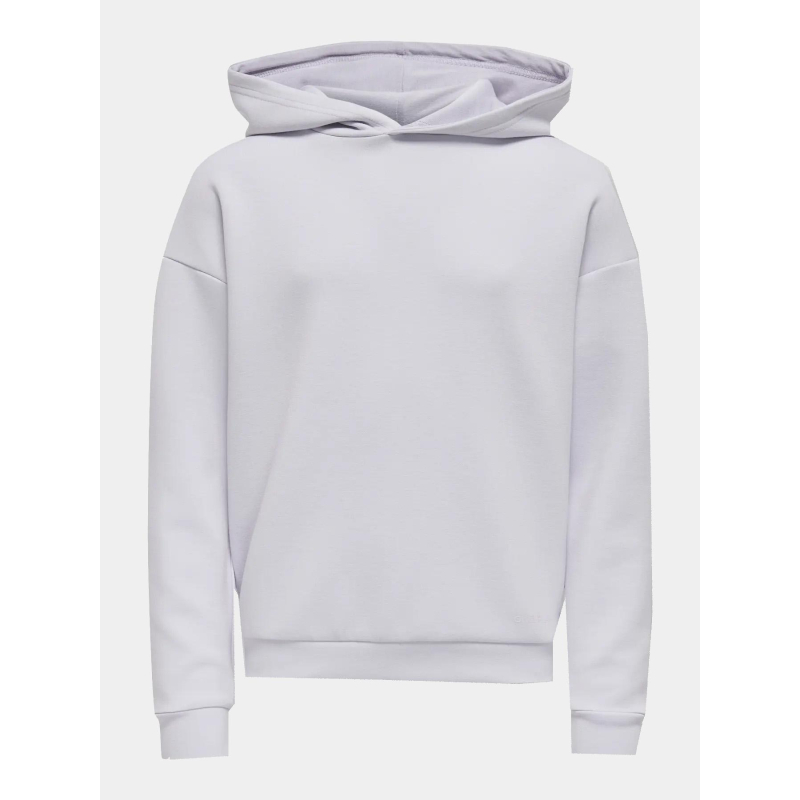 Sweat à capuche onplounge violet fille - Only