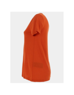 T-shirt col v pailleté dalila orange femme - Jdy
