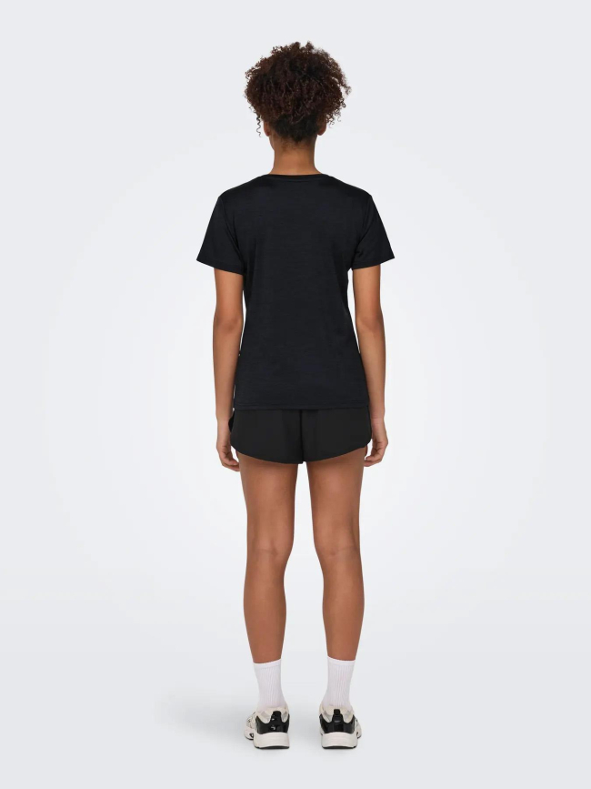 T-shirt de sport core life noir femme - Only Play