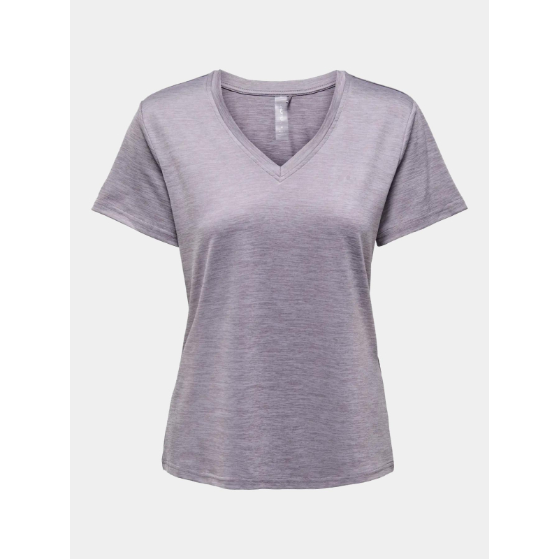 T-shirt de sport core life violet femme - Only Play
