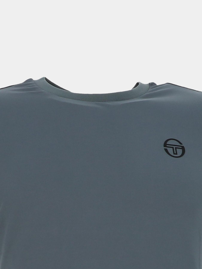 T-shirt manches courtes pelle gris homme - Sergio Tacchini