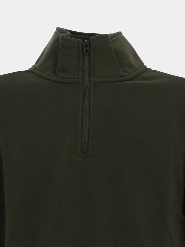 Sweat zippé bhjustin kaki homme - Blend