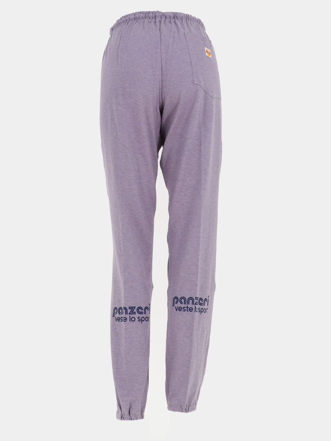 Pantalon jogging uni h violet adulte - Panzeri