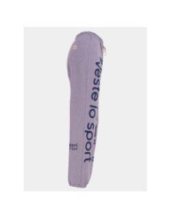 Pantalon jogging uni h violet adulte - Panzeri