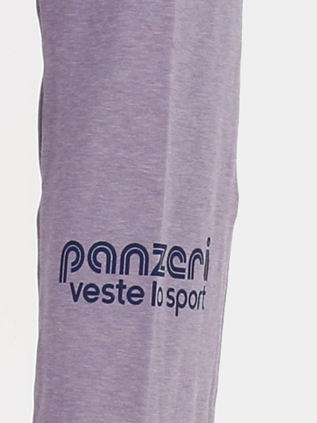 Pantalon jogging uni h violet adulte - Panzeri