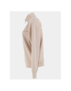 Sweat col camionneur billy beige femme - Happy & So