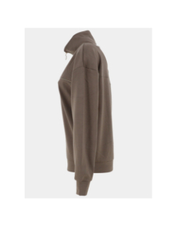 Sweat à col camionneur zippé billy kaki femme - Happy & So