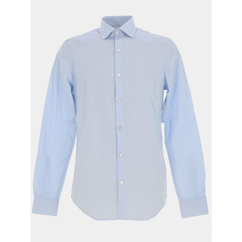 Chemise slim mid twill bleu clair homme - Calvin Klein