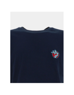 T-shirt patch cooler bleu marine homme - Pullin