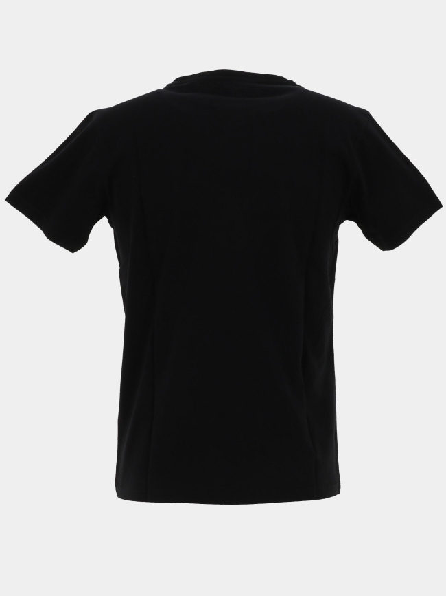 T-shirt patch world noir homme - Pullin