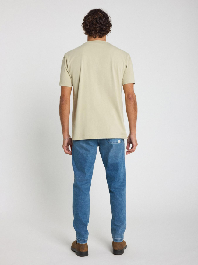 Pantalon stretch loose dening beach naked bleu homme - Pullin