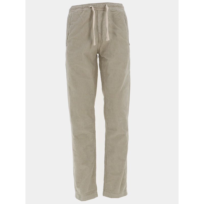 Pantalon chino velours côtelé  dening beach beige homme - Pullin
