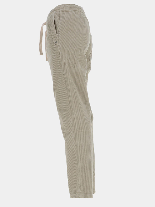 Pantalon chino velours côtelé  dening beach beige homme - Pullin