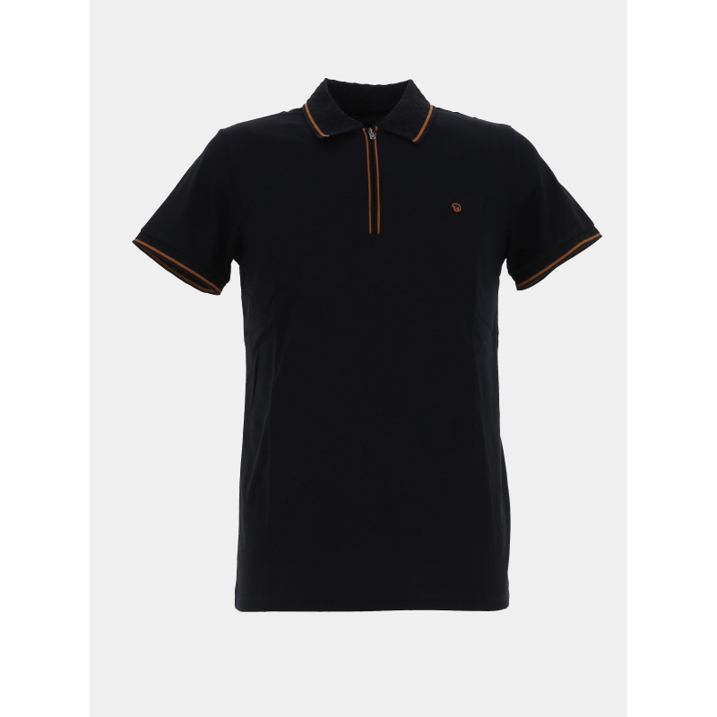 Polo col zippé gatwick bleu marine homme - Benson & Cherry