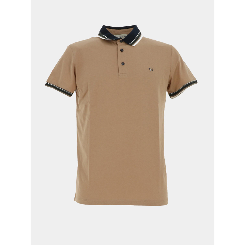 Polo classic gavroch marron homme - Benson & Cherry