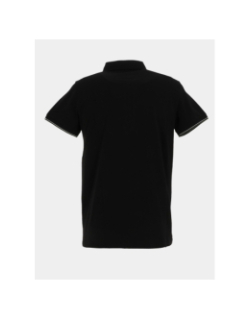 Polo col zippé gspa noir homme - Benson & Cherry