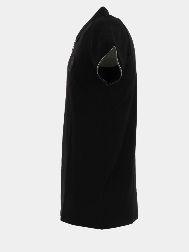 Polo col zippé gspa noir homme - Benson & Cherry