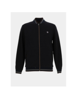 Gilet col teddy scoda bleu marine homme - Benson & Cherry