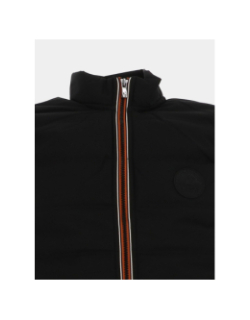 Gilet sans manches bi matière noir homme - Benson & Cherry