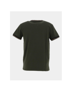 T-shirt uni tutin kaki homme - Benson & Cherry