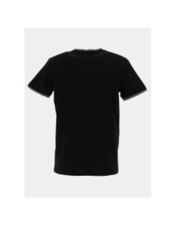 T-shirt uni tutin noir homme - Benson & Cherry
